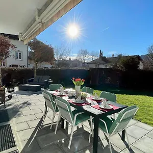 Large With Sauna, Terrace, Garden And Open Fireplace Apartment